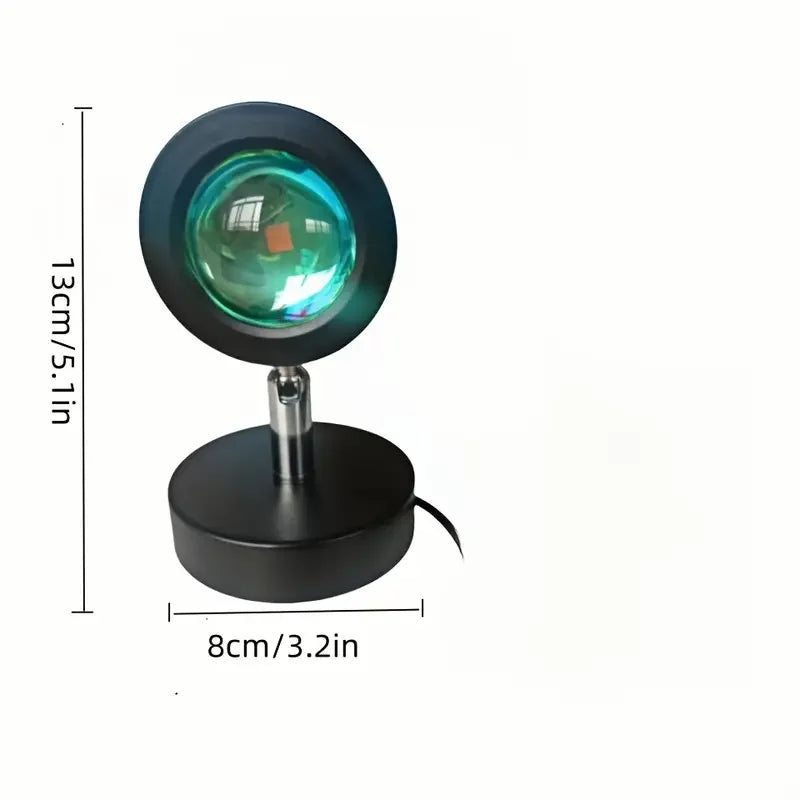 Sunset Atmosphere Lamp, Night Light, Bedside Lamp, Sunset Lamp for Photography, Bedroom Sunset Lamp, Projection of Sunset Lamp
