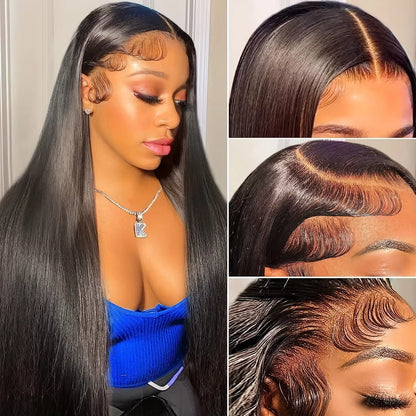Transparent Lace Closure Pre Plucked 100% Brazilian Human Hair 4X4 13X4 Swiss Lace Closures Frontals Only for Black Women Sale