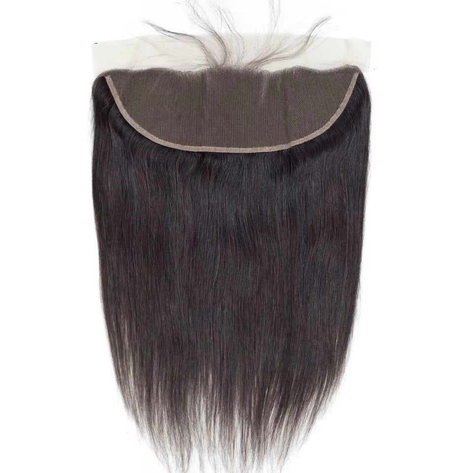Transparent Lace Closure Pre Plucked 100% Brazilian Human Hair 4X4 13X4 Swiss Lace Closures Frontals Only for Black Women Sale
